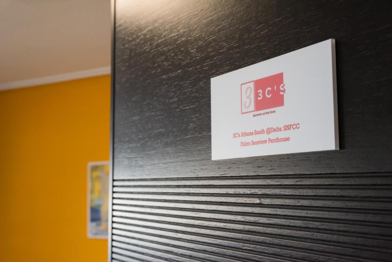 3C'S Athens South @Delta: Snfcc / Faliro Seaview Penthouse Ngoại thất bức ảnh